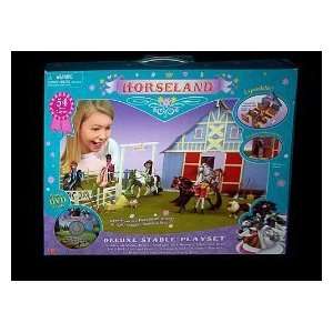    Horseland Deluxe Stable Set 54pc W/best Loss DVD: Toys & Games