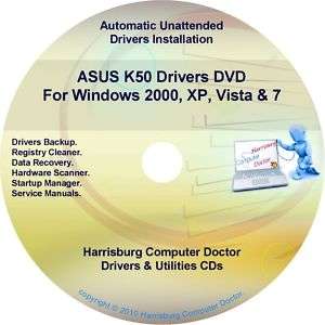 Asus K50 Drivers Restore Recovery CD/DVD  
