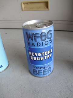 Vintage Beer Can WFBG Radios Keystone Country Beer  