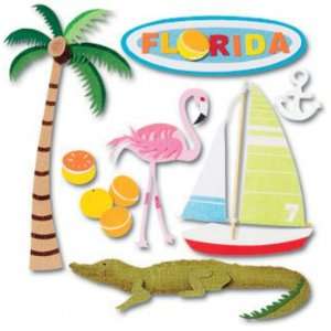  Jolees Boutique Florida Stickers Arts, Crafts & Sewing