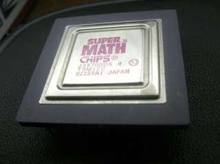 Vintage Rare Gold SUPER MATH CPU COPROCESSOR 33MHZ IC  
