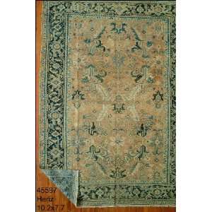  7x10 Hand Knotted Heriz Persian Rug   77x102