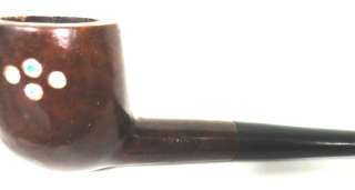   vintage RHINESTONE~CARVED PUFFS IMPORTED BRIAR WOOD PIPE TOBACCO~ITALY