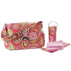  Gypsy Paisley Cotton Candy  Laminated Buckle Bag: Baby