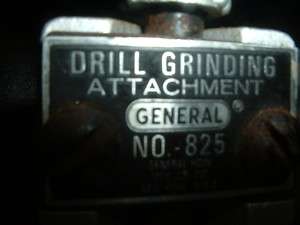 VINTAGE@GENERAL HDW@NO. 825@ORIGINAL@DRILL GRINDING ATTACHMENT 