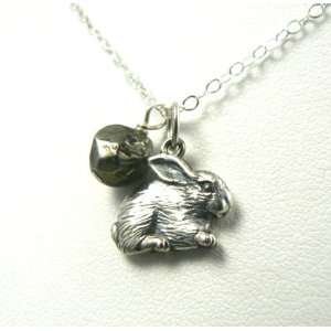 Enchanted Bunny vs Small Rock Sterling Necklace Big Bang 