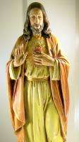Huge 37.5 Sacred Heart Jesus Christ Statue Figure  