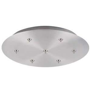    21 inch 7 Light Square Fusion Jack Canopy (glass)