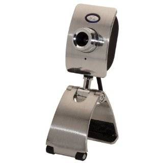 Megapixel Stainless Steel Webcam with Clip Stand and Microphone