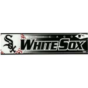  Chicago White Sox   Logo & Name Bumper Sticker MLB Pro 