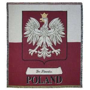  Personalized Poland Tapestry Afghan