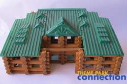 Disney Monorail WILDERNESS LODGE Resort Lincoln Logs Playset Accessory 