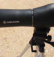Meade 20 60X60MM Waterproof Zoom Spotting Scope, tripod, case. hunting 