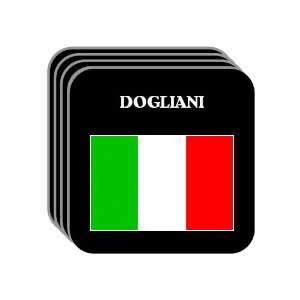  Italy   DOGLIANI Set of 4 Mini Mousepad Coasters 
