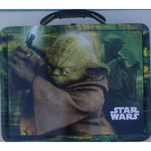Star Wars Yoda Lunch Box 7 1/2x6x3 Never Came With A Drink Carrier 