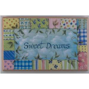  Sweet Dreams Plaid Wall Plaque Toys & Games