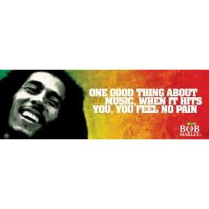  Bob Marley Music Reggae Quote Poster 12 x 36 inches: Home 