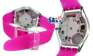 Swatch SFK362 Pink Classiness Silicone Strap Women Watch New  
