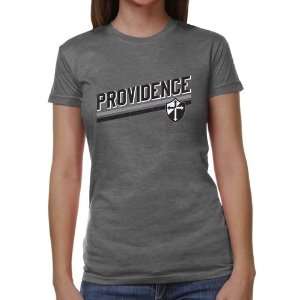 Providence Friars Ladies Rising Bar Juniors Tri Blend T Shirt   Ash 