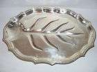   SILVER PL CHIPPENDALE INTERNATIONAL SILVER CO 6310 FOOTED MEAT PLATTER