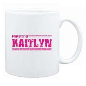  New  Property Of Kaitlyn Retro  Mug Name
