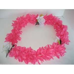  Hawaii Luau Lei   Pink Flower: Toys & Games