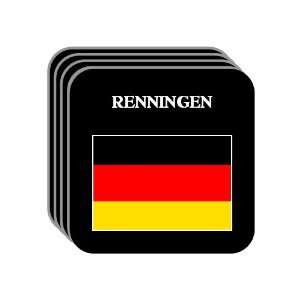  Germany   RENNINGEN Set of 4 Mini Mousepad Coasters 