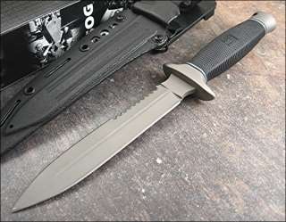 SOG Daggert 2 AUS8 Bead Blast Double Edged Dagger Military Knife Brand 
