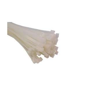  8 Nylon Cable Tie 50lbs Clear 100pk