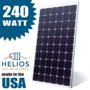  2 Pack 240W Helios Mono Crystalline Solar Panels Patio 