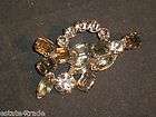 Vintage Weiss Brooch Pin 89 Rhinestones Jewelry  