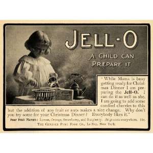   Jell O Genesee Pure Food Kraft   Original Print Ad