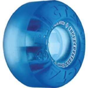  Ricta Super Crystal 53mm Clear Blue Skateboard Wheels (Set 