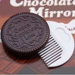   Selling Attractive Portable Oreo Cocoa Cookies Makeup Mirror Beauty