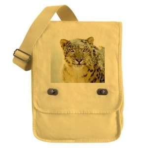  Messenger Field Bag Yellow Snow Leopard HD Apple 