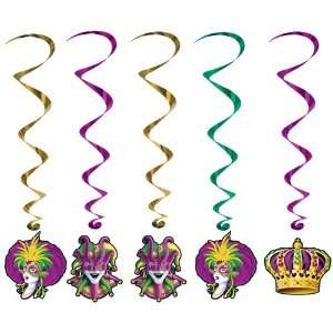    Lets Party By Beistle Company Mardi Gras   Whirls 