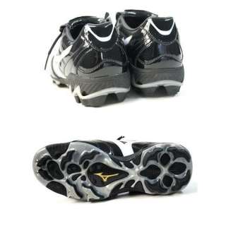 Mizuno Baseball Cleats Shoe { Size2~12 US }  Black   