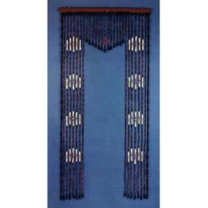 ARCH 2 Wood Bead Door Curtain   NIB   6405  