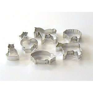  Farm Animal Cookie Cutters   Set of 6