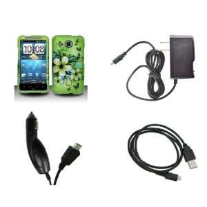  HTC Inspire 4G (AT&T) Premium Combo Pack   Black Butterfly 