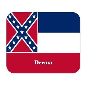  US State Flag   Derma, Mississippi (MS) Mouse Pad 