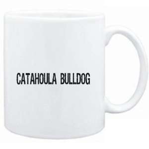 Mug White  Catahoula Bulldog  SIMPLE / CRACKED / VINTAGE / OLD Dogs 