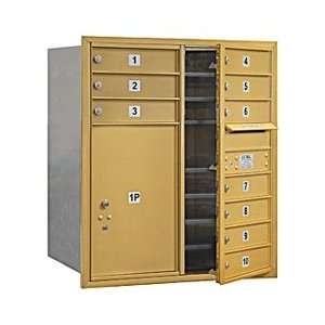 Mailbox   9 Door High Unit (34 Inches)   Double Column   10 MB1 Doors 