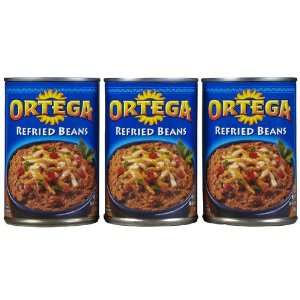 Ortega Refried Beans, 16 oz, 3 pk  Grocery & Gourmet Food