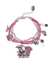Pink (Pink) Disney Dumbo Charm Bracelet  250745370  New Look