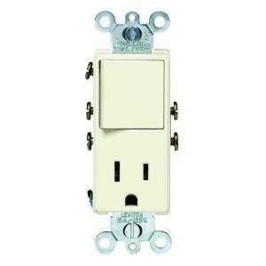  Leviton R42 05625W 0WS Switch And Outlet Combination
