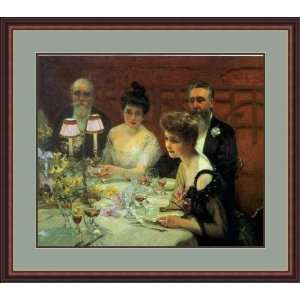   of the Table by Paul Emile Chabas   Framed Artwork
