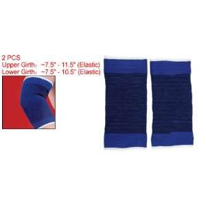   PCS Blue Striped Elastic Elbow Sleeve Brace Support