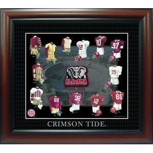    Alabama Crimson Tide Evolution of Team Uniforms