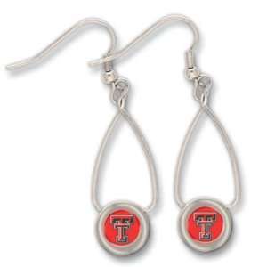 Texas Tech Red Raiders Official Logo French Loop Earrings  
